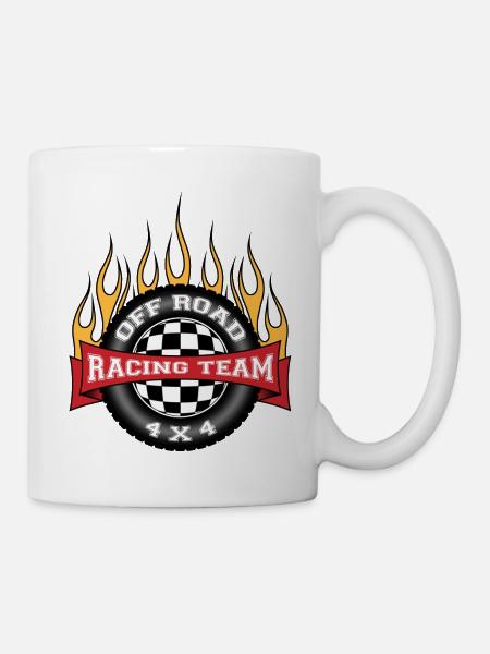 Off Road - Tasse - Weiß