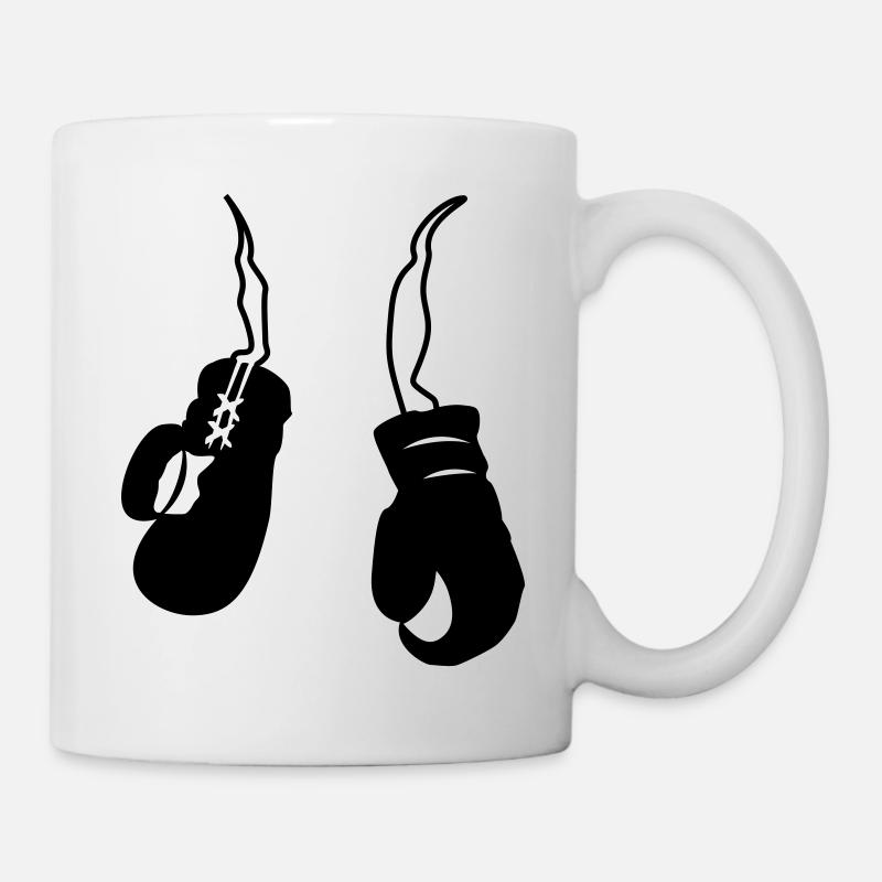 boxhandschuhe - Mug blanc - blanc