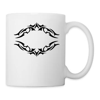 Tribal A Selbertexter - Mug blanc - blanc - Droite