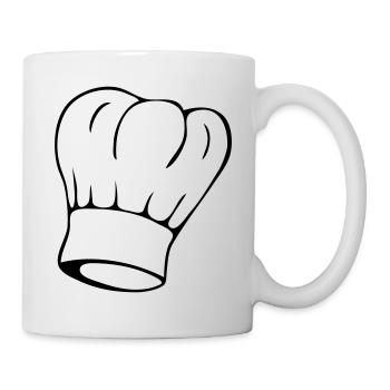 Chapeau Chefs - Mug blanc - blanc - Droite