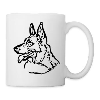 duitseherdervec02 - Mug blanc - blanc - Droite