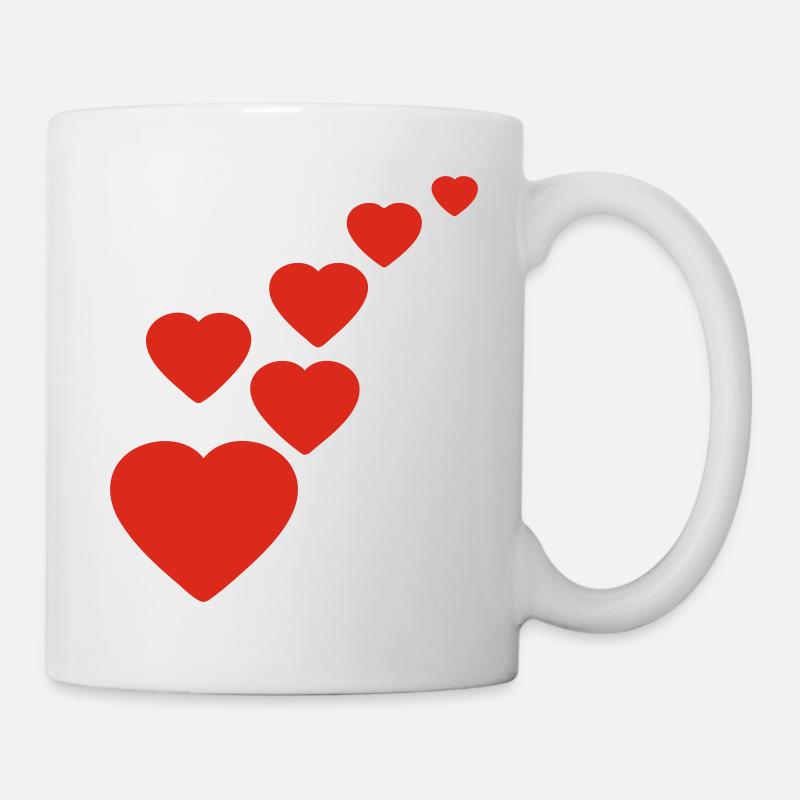 Herz - Tasse - Weiß