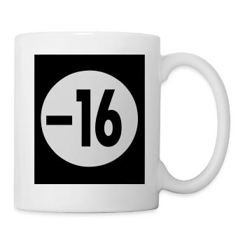 -16 ans - Mug blanc - blanc - Droite