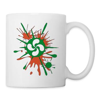 couleurs basques - Mug blanc - blanc - Droite