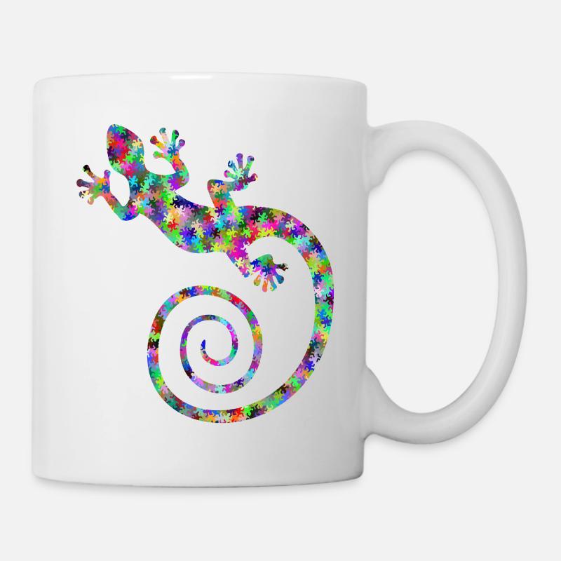GECKO MANIA - Tasse - Weiß
