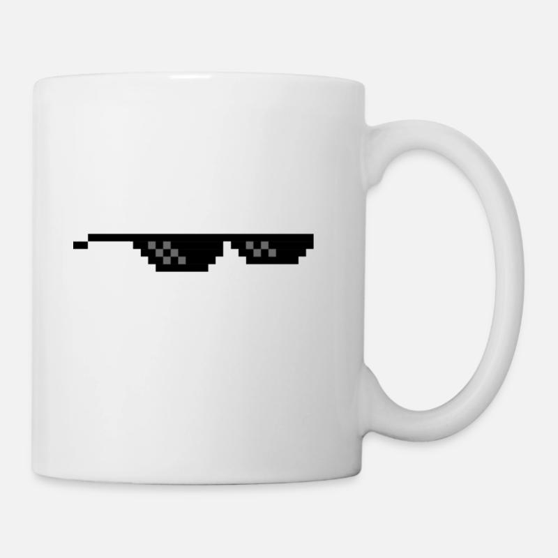 Th.. Life Brille Geschenk Idee - Tasse - Weiß