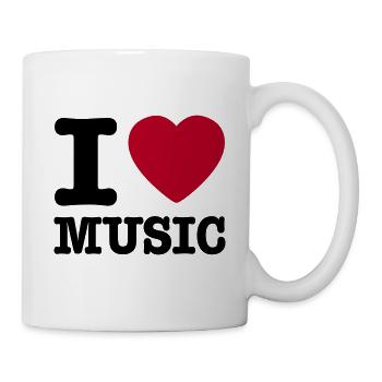 I love music EN - Mug - white - Right