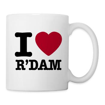 i love rotterdam - Tasse - Weiß - Rechts