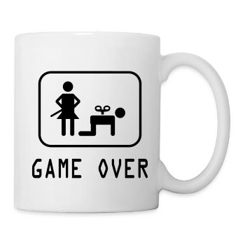 Game Over - Mug blanc - blanc - Droite