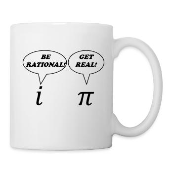 Math: Get Real - Mug blanc - blanc - Droite
