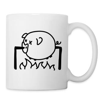 Pork Barbecue - Line - Mug - white - Right