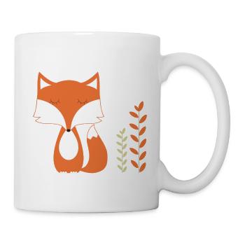 Fuchs - Tasse - Weiß - Rechts
