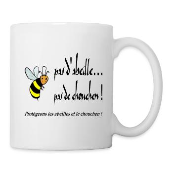 Pas d'abeille, pas de chouchen - Mug blanc - blanc - Droite