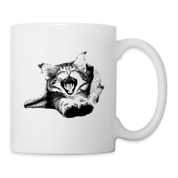 Kätzchen - Tasse - Weiß - Rechts