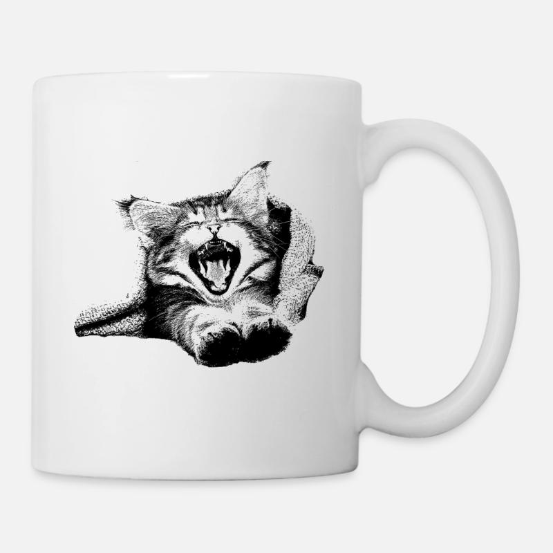 Kätzchen - Tasse - Weiß
