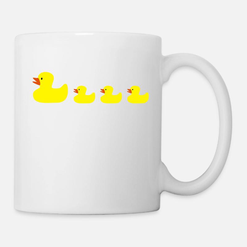 Ente - Tasse - Weiß