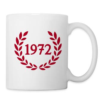 1972 - Tasse - Weiß - Rechts