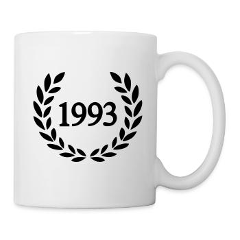 1993 - Tasse - Weiß - Rechts