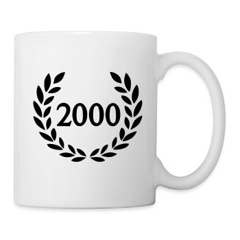 2000 - Tasse - Weiß - Rechts