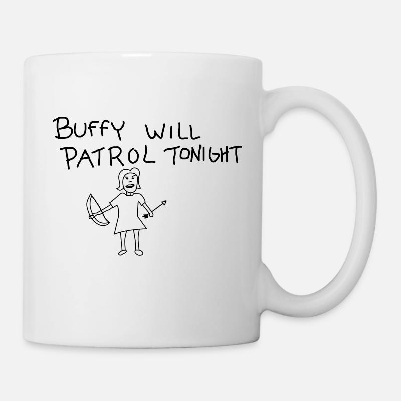 buffy's patrol - Tasse - Weiß