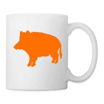 SAU ORANGE.gif - Tasse - Weiß - Rechts