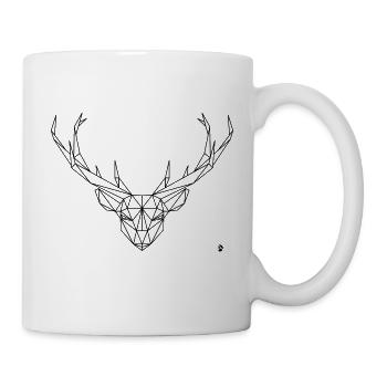 AD Geometric Deer - Tasse - Weiß - Rechts