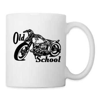 Old school - Mug blanc - blanc - Droite