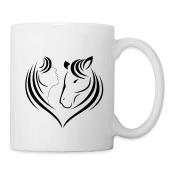 Pferdeflüsterer - Tasse - Weiß - Rechts