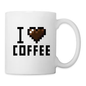 Coffee - Tasse - Weiß - Rechts