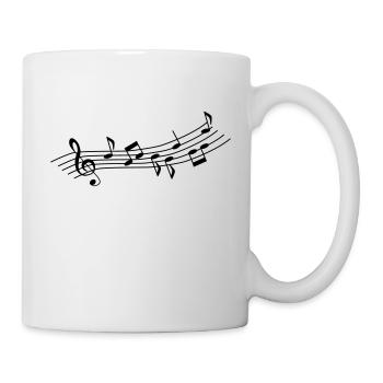 Musik - Tanzen - Disco - Tasse - Weiß - Rechts