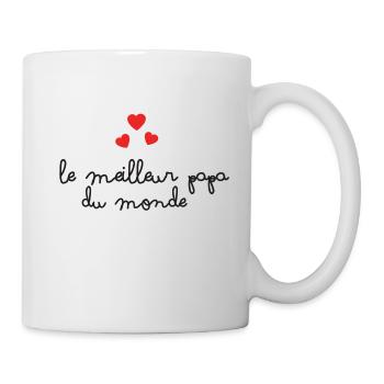 le meilleur papa du monde ! - Mug blanc - blanc - Droite