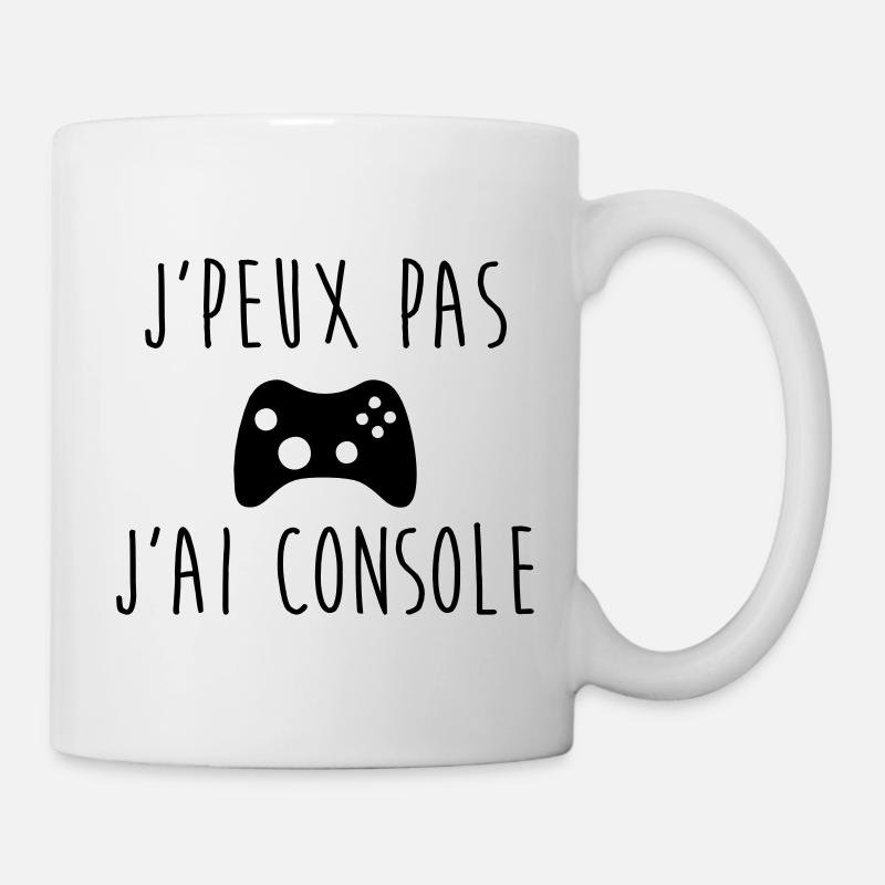 J'peux pas j'ai console - Mug blanc - blanc