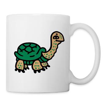 Tortue 3 - Mug blanc - blanc - Droite