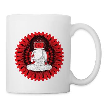 Manipulated Buddha - Mug blanc - blanc - Droite