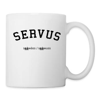 Servus Collegestyle - Tasse - Weiß - Rechts