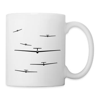 vol à voile - Mug blanc - blanc - Droite