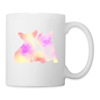 French Bulldog - Tasse - Weiß - Rechts