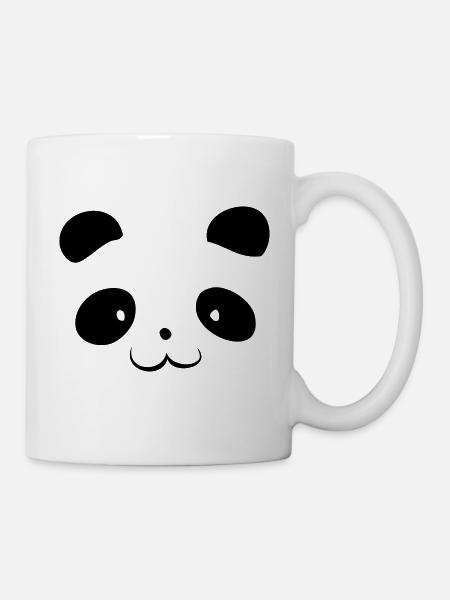 Panda Head - Mug blanc - blanc