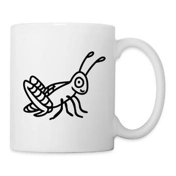 Grasshopper - line - Mug - white - Right