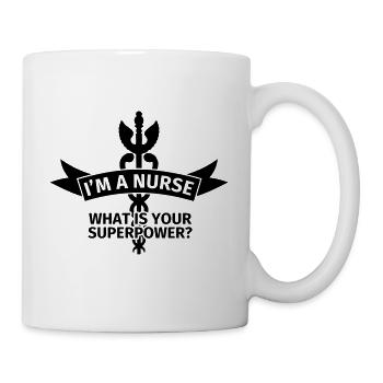 I'm a Nurse - What is Your Superpower? - Mug - white - Right