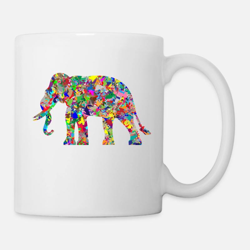 Elephant - Tasse - Weiß
