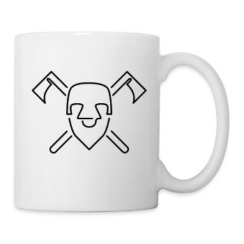 Minimal Wappen Zwerg - Tasse - Weiß - Rechts