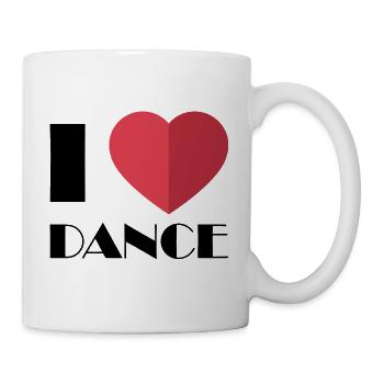 I love dancing for dancers - Mug - white - Right