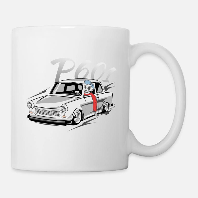 Trabant 601- Zweitaktfahrer - Tasse - Weiß