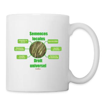 lokale Samen - Tasse - Weiß - Rechts