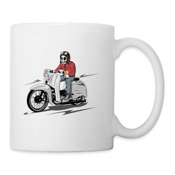 Simson Schwalbe KR-51 Skulldriver - Tasse - Weiß - Rechts
