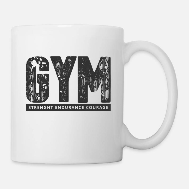 GYM - Tasse - Weiß