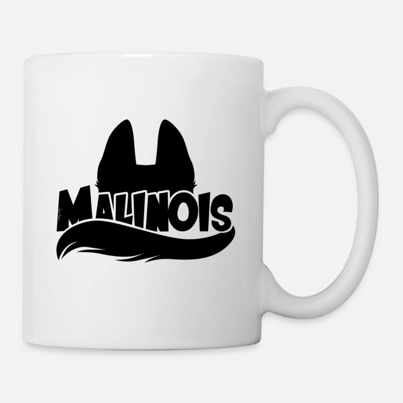 Abbildung Malinois - Tasse - Weiß