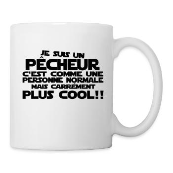 un pecheur - Mug blanc - blanc - Droite