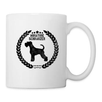 Zwergschnauzer Army Black - Tasse - Weiß - Rechts